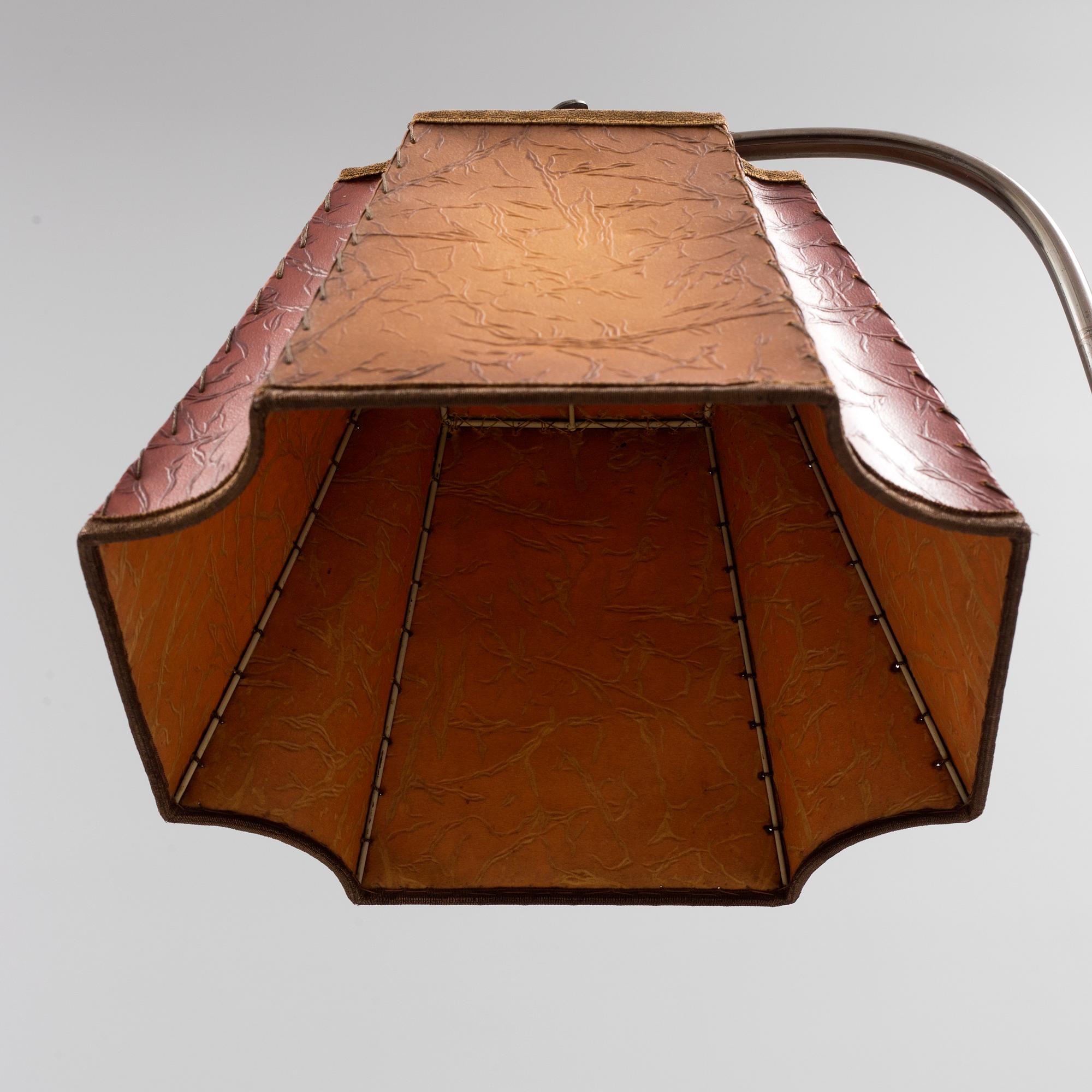 SOFFBORD / SIDOBORD, med lampa, 1930-tal.