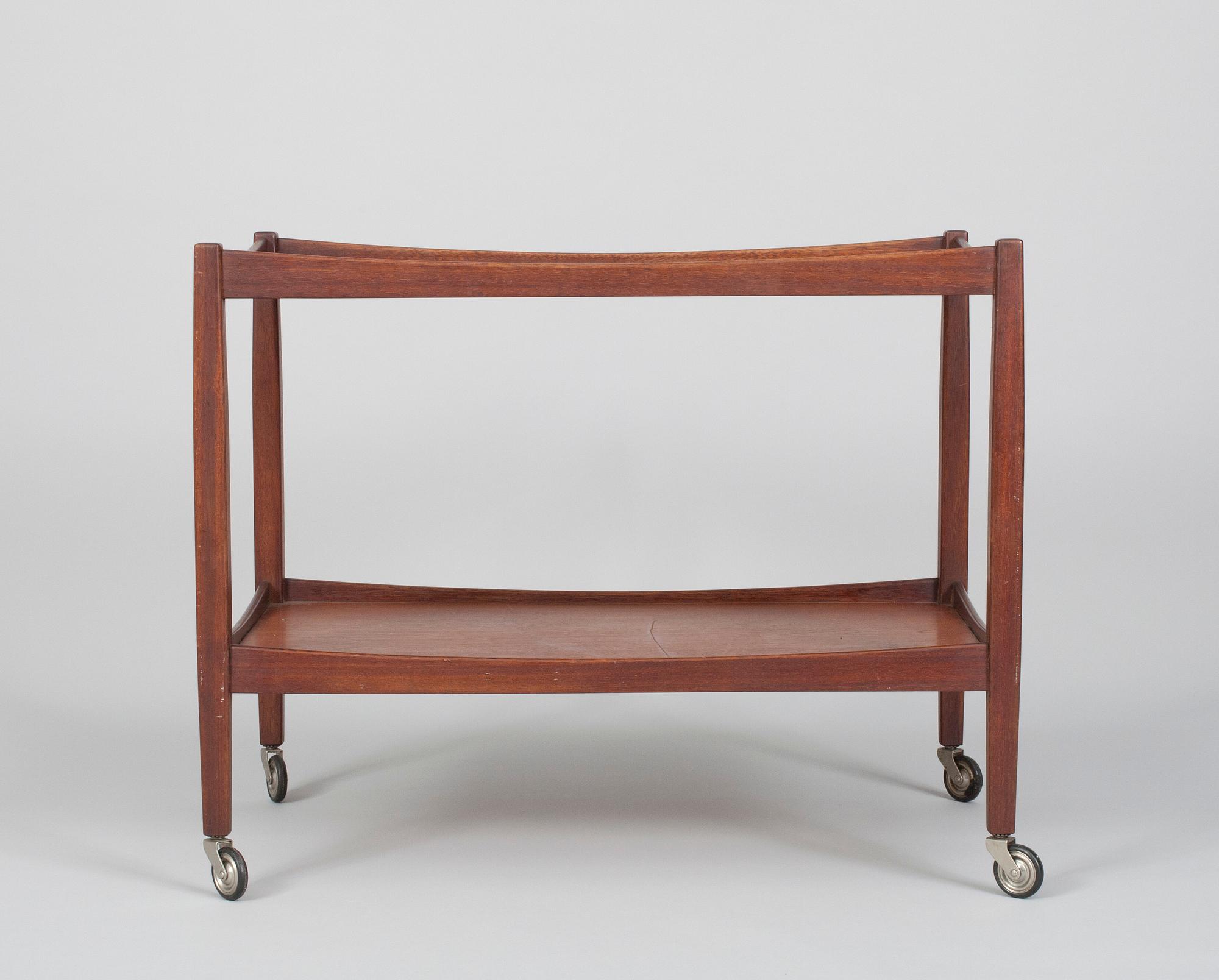 SERVERINGSVAGN, teak, möjligen Danmark. 1960-tal.