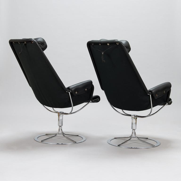 Bruno Mathsson, fåtöljer, ett par, "Jetson", Dux, 2000-tal.