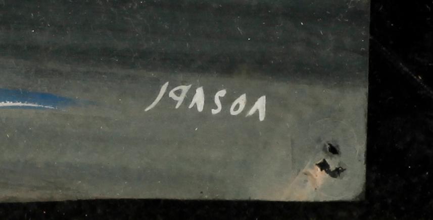 MARC JANSON, gouache, sign.