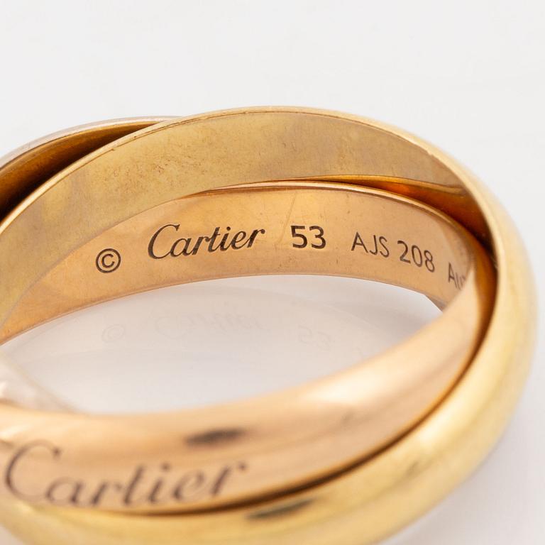Cartier, Ring, "Trinity", 18K guld i tre färger.