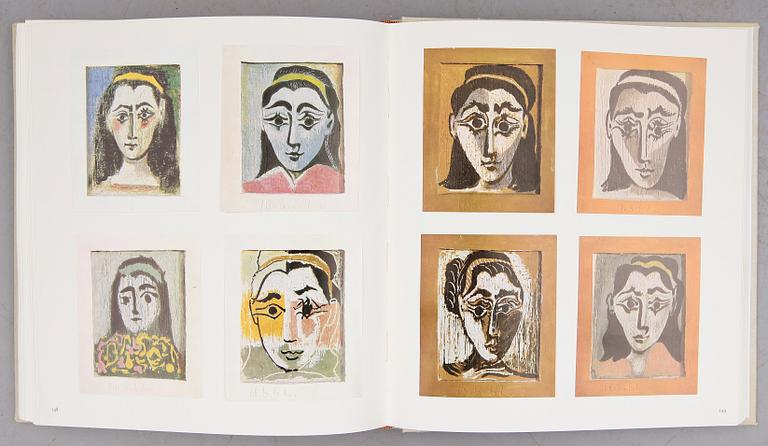 BOK: Picasso Les Dames de Mougins, Secrets d'Alcove d'un Atelier, Paris, 1964. Nr 94 av bibliofilupplaga.