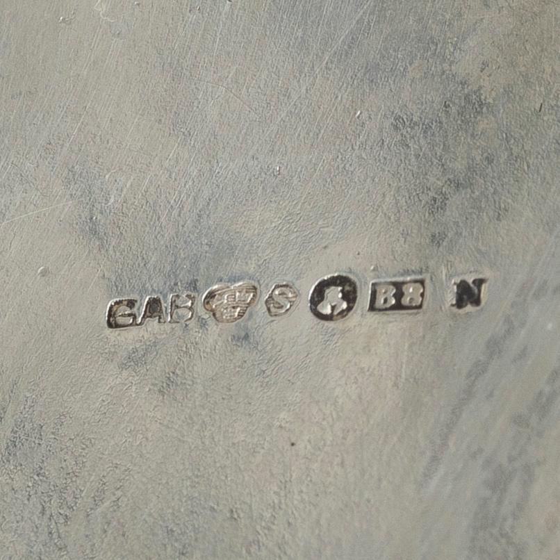 Guldsmedsaktiebolaget (GAB), Skål och vas, silver, Stockholm 1923-1928.