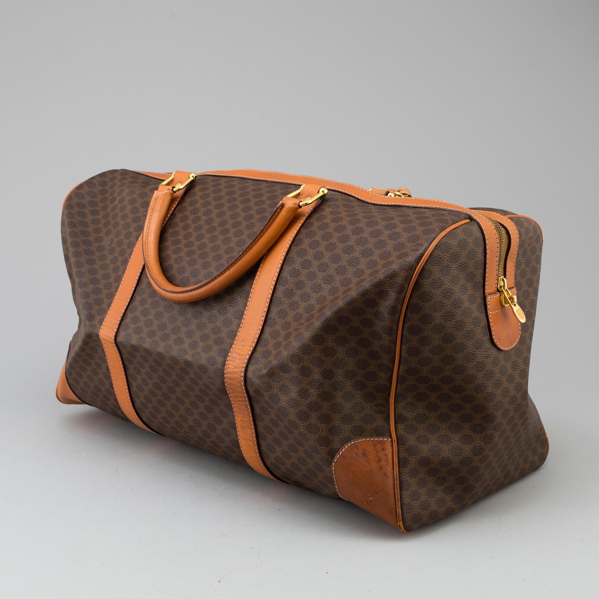 a CÉLINE "Macadam Boston 50" weekendbag.