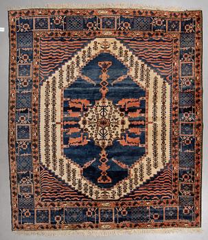A carpet, oriental, ca 294 x 257 cm.