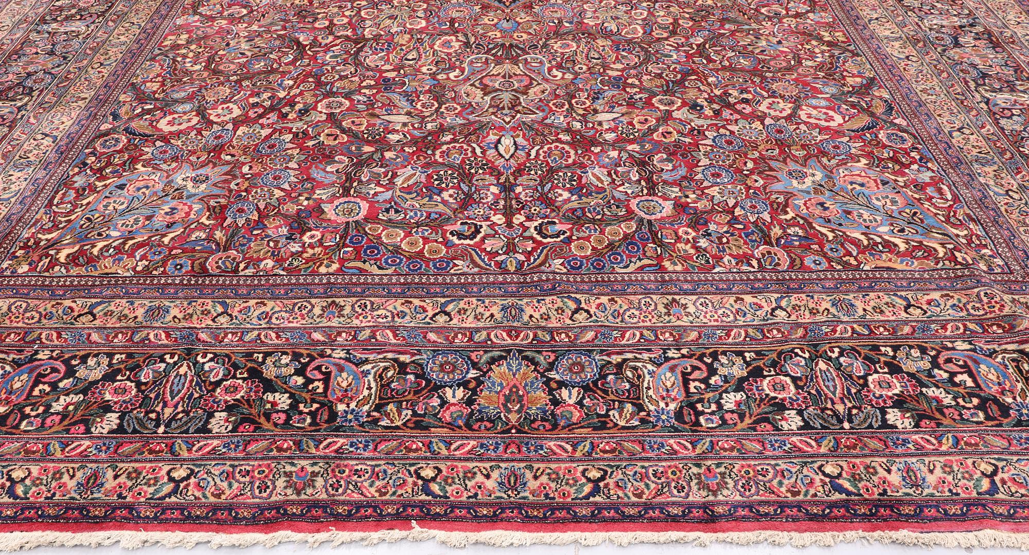Carpet, Antique Dorokhsh (Khorasan), Signed, 636 x 377 cm.