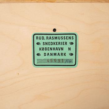 Mogens Koch, a set of six bookcases, Rud Rasmussen, Denmark, 1960's.