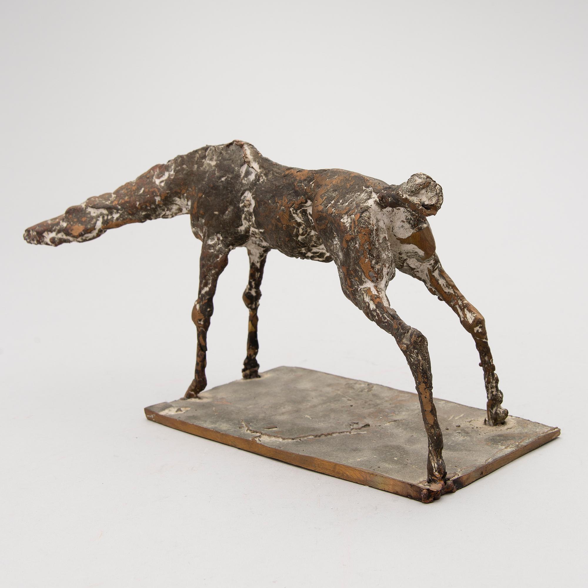 IRMA MELAJA, bronze, not signed.