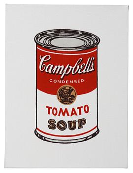 Richard H. Pettibone, "Andy Warhol, '32 Cans of Campbell's Soup', 1962".