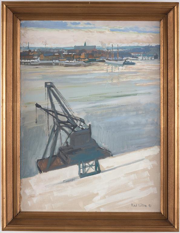 AXEL NILSSON, olja på duk, signerad och daterad -41.