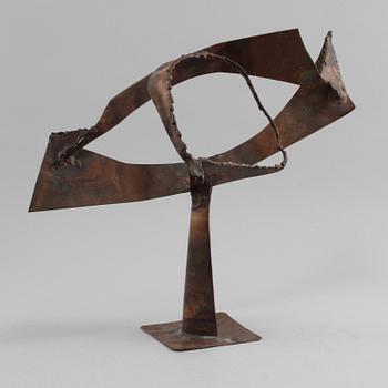 ROLF DENMAN, skulptur, patinerad metall, signerad och daterad 1972.