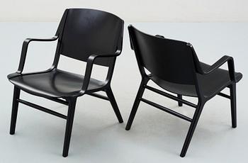 KARMSTOLAR, 4 st, "Ax-stolen", Peter Hvit och Orla Mölgaard-Nielsen, Fritz Hansen, Danmark.