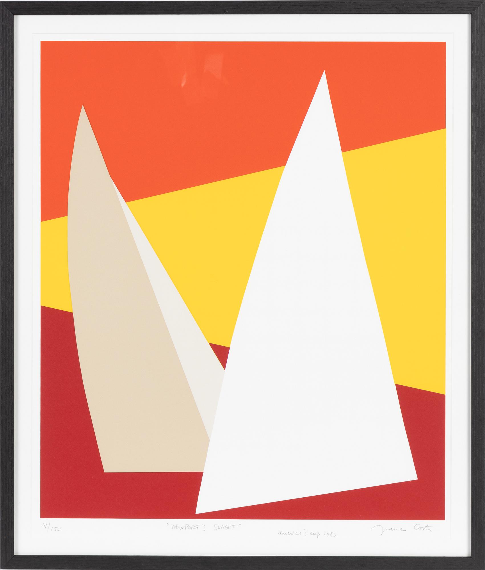 Franco Costa, silkscreen in colours, signed 41/150.