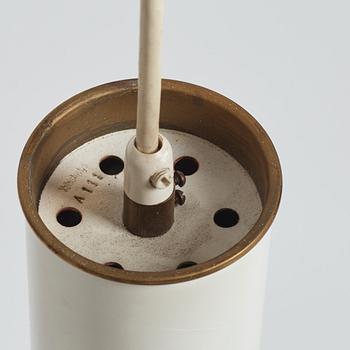 Alvar Aalto, a pair of ceiling lamps, model "A 111", Valaistustyö, Finland, 1950s.