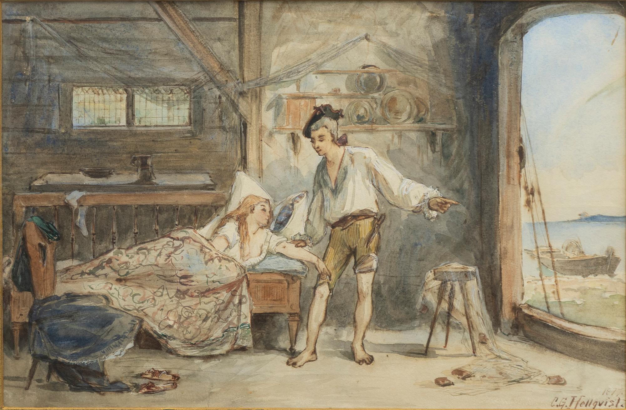 Carl Gustaf Hellqvist, "Morning.".