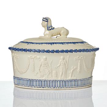 Pastejform, flintgods, Empire, Rörstrand, 1800-talets början.