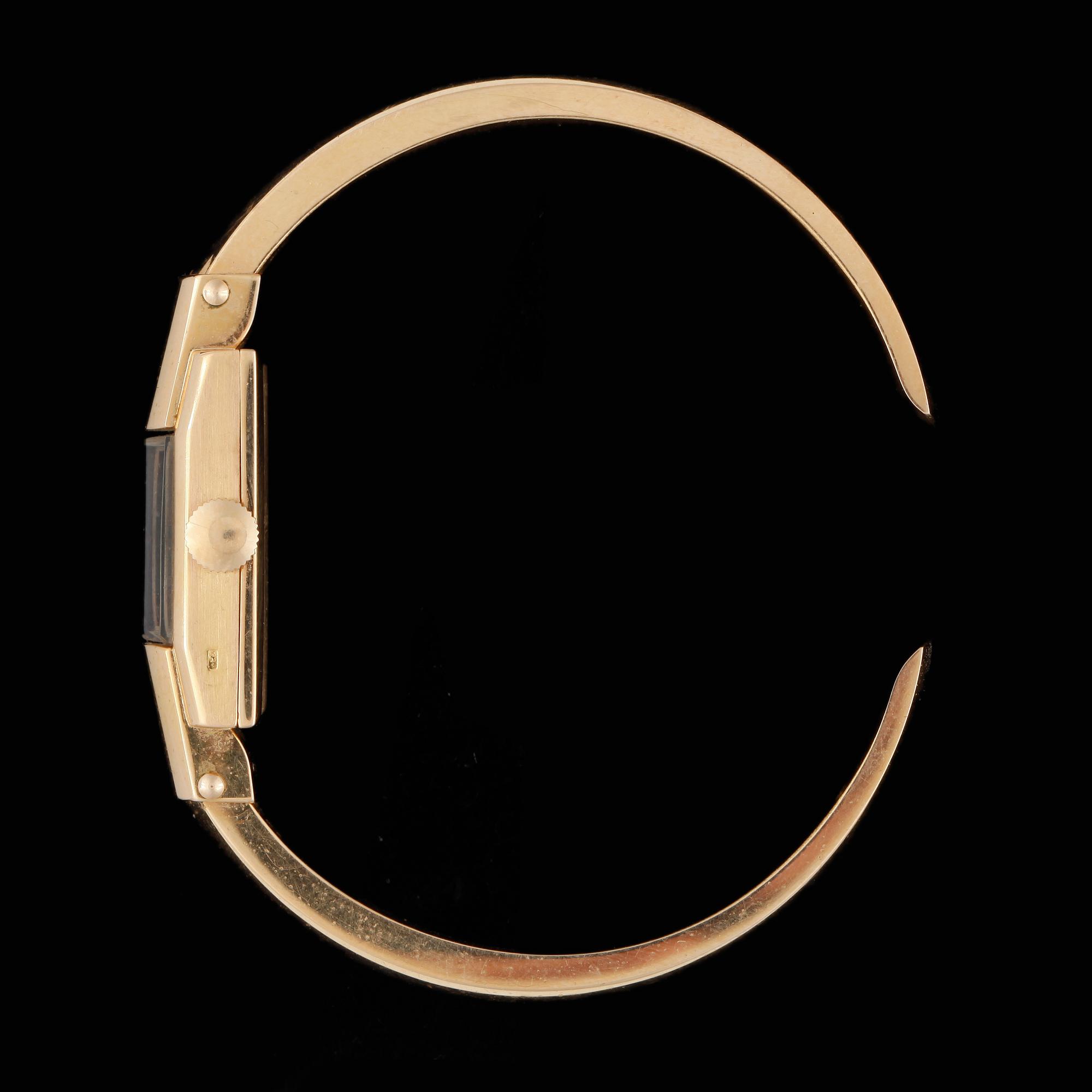 ARMBANDSUR, dam, 18 k guld. Atlantic. Totalvikt ca 13 gram.