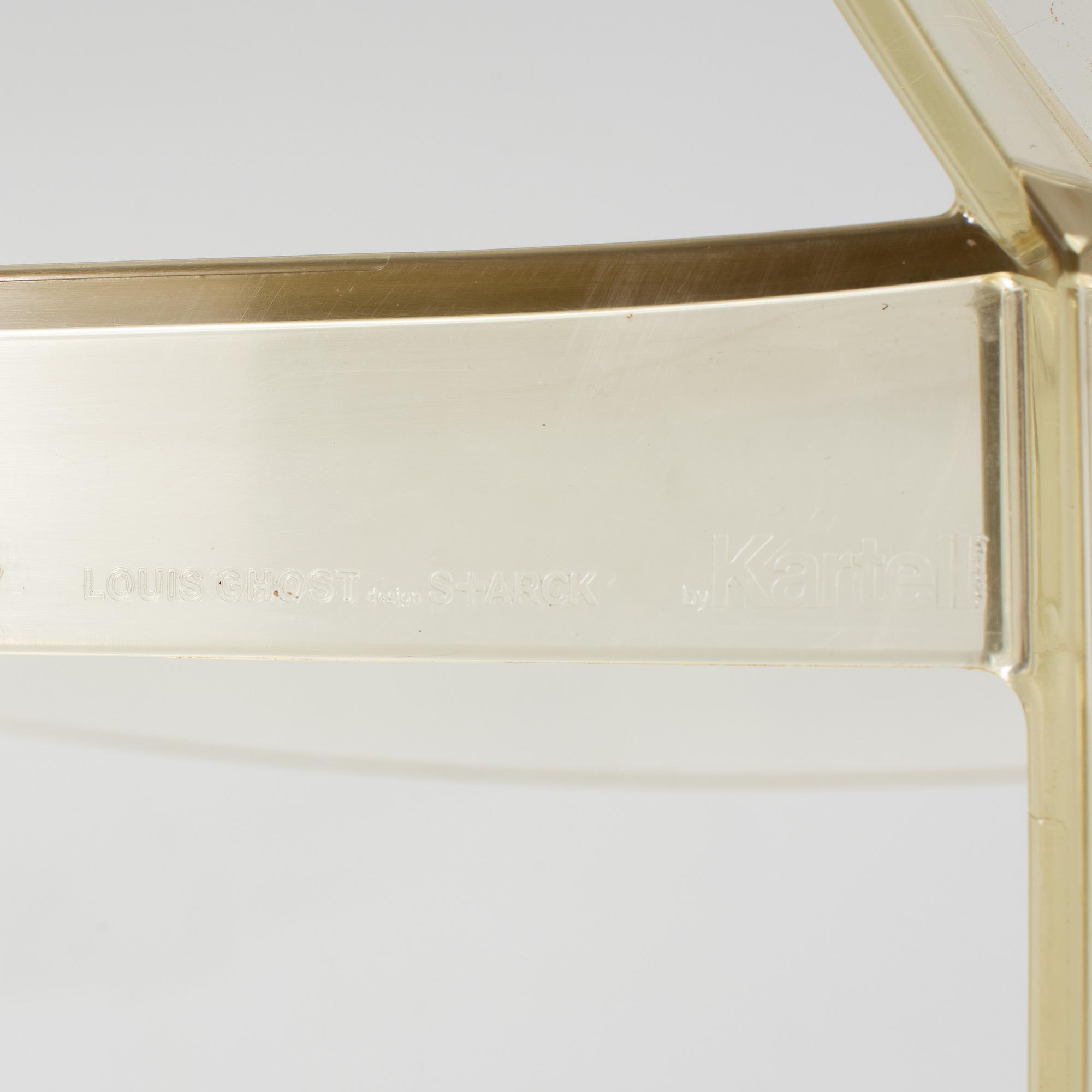Philippe Starck, six 'Louis Ghost' armchairs, Kartell.