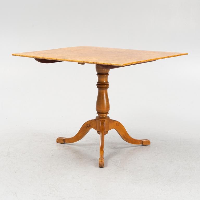 A late 19th century tilt-top table.