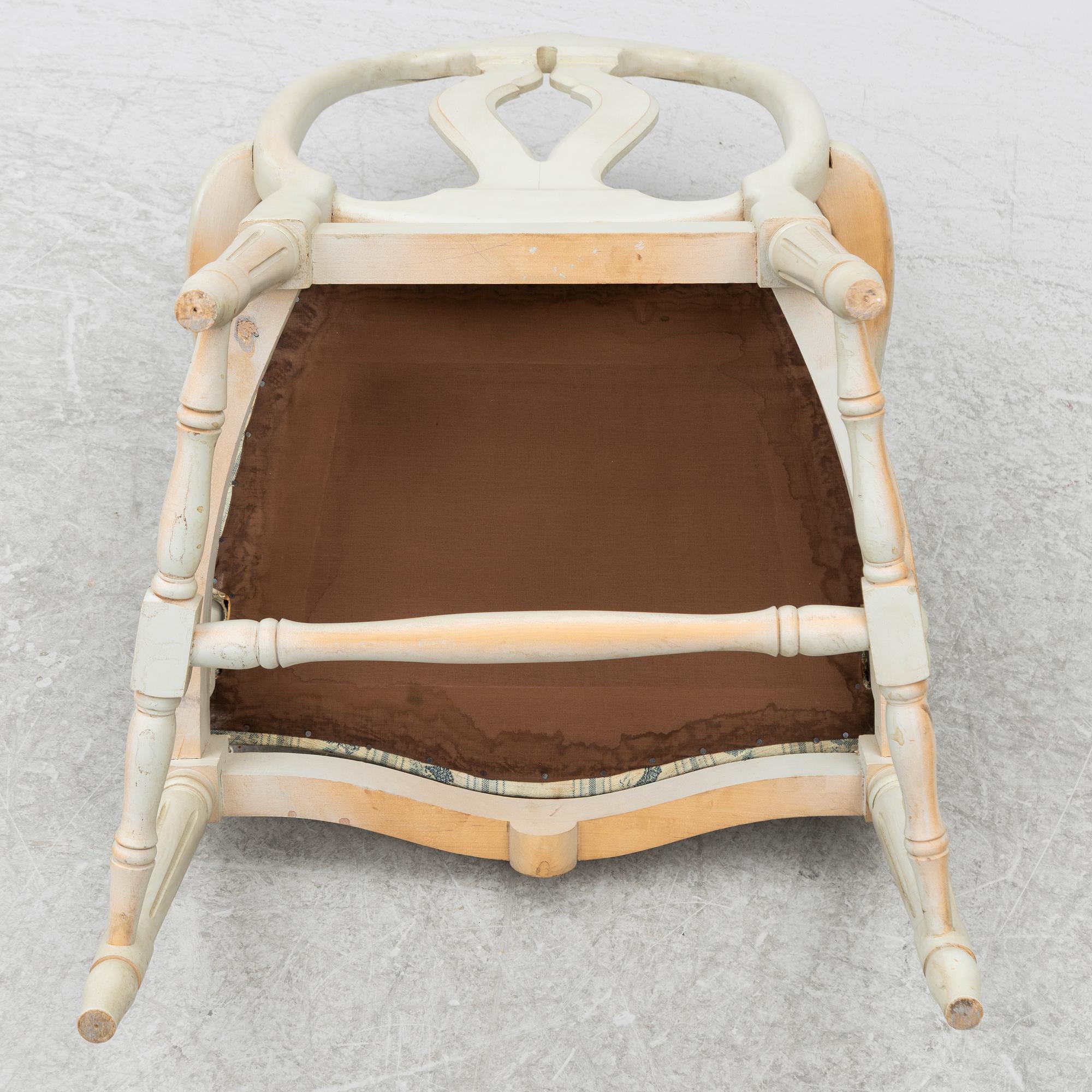 Twelve Gustavian style chairs, second half of the 20th Century.