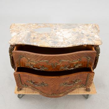 Chest of drawers in Louis XV style, mid-20th century.