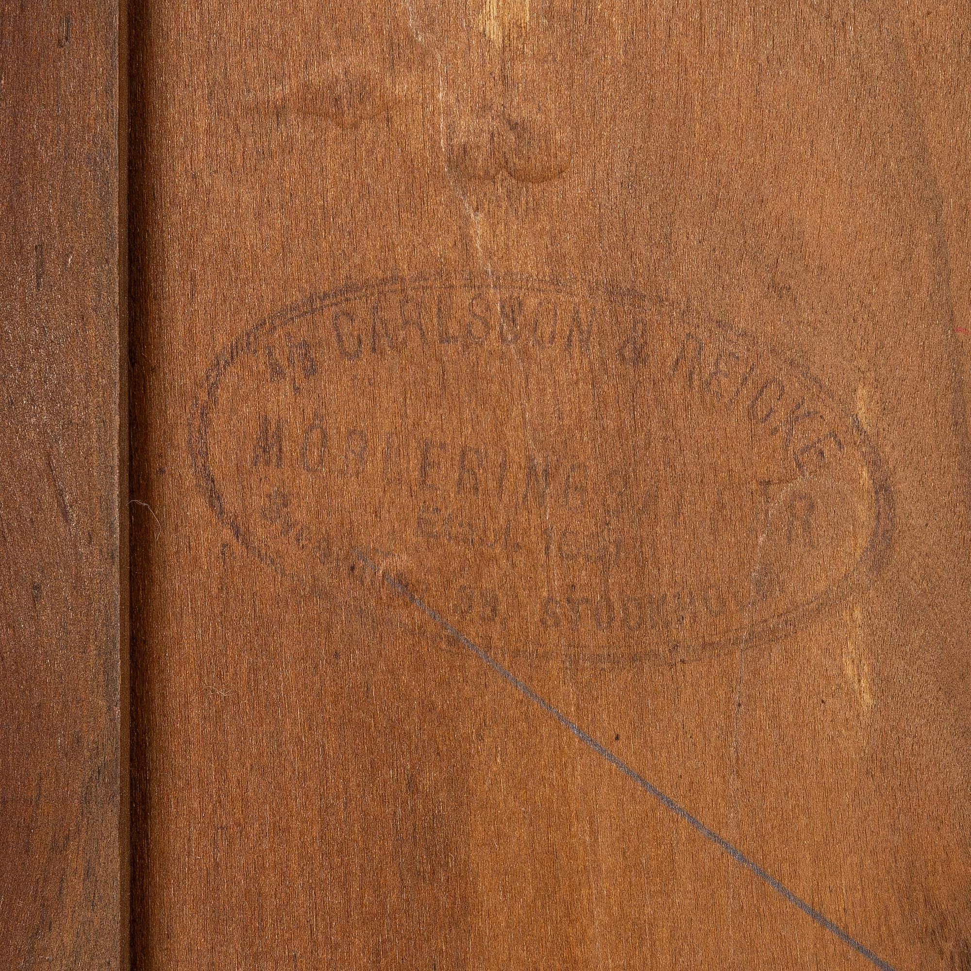 Byrå, gustaviansk stil, Carlsson & Reicke, 1900-talets andra hälft.