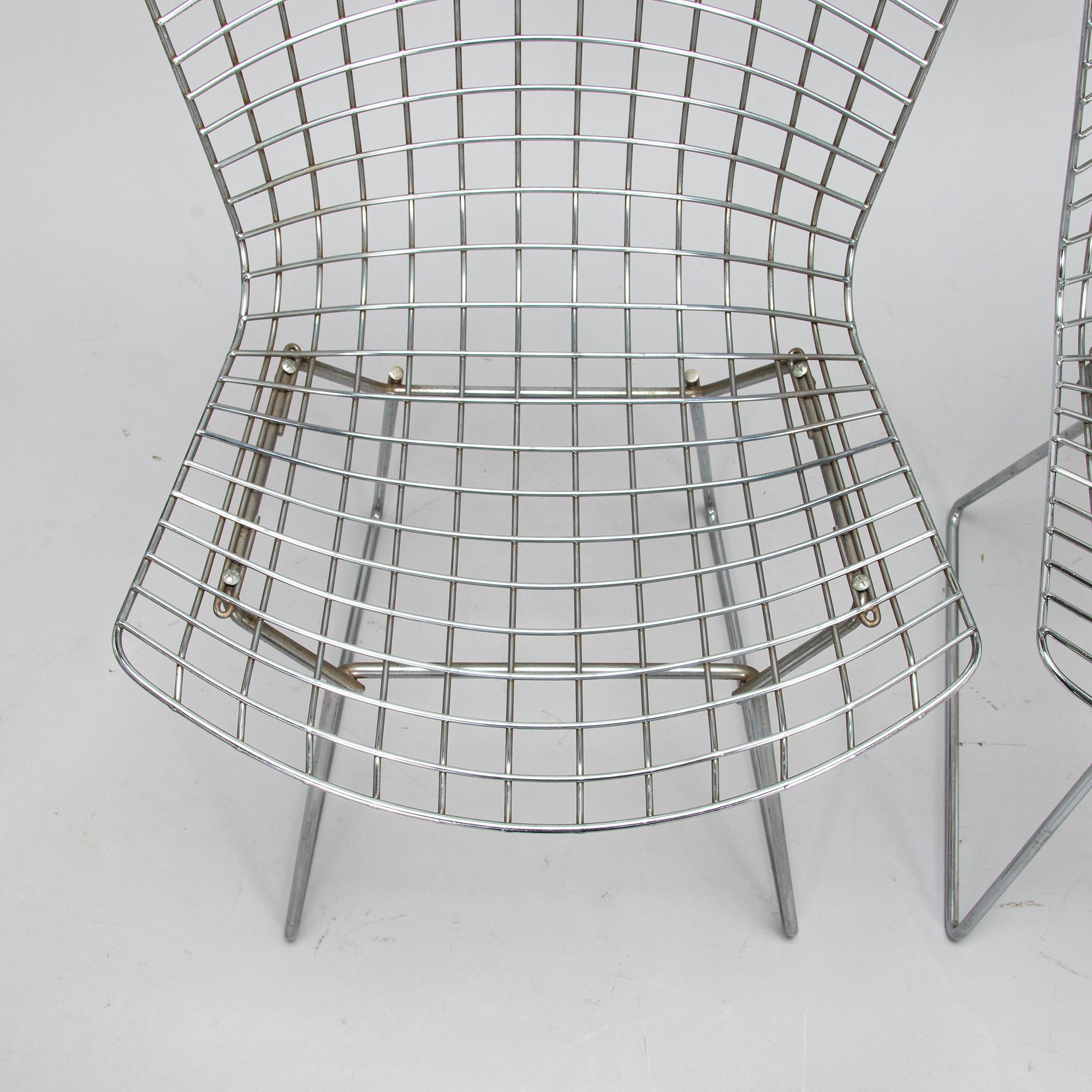 Harry Bertoia, stolar, ett par, "Side chair", Knoll.