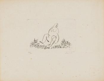 Jean Fautrier, Figure compositions, 2 pcs.