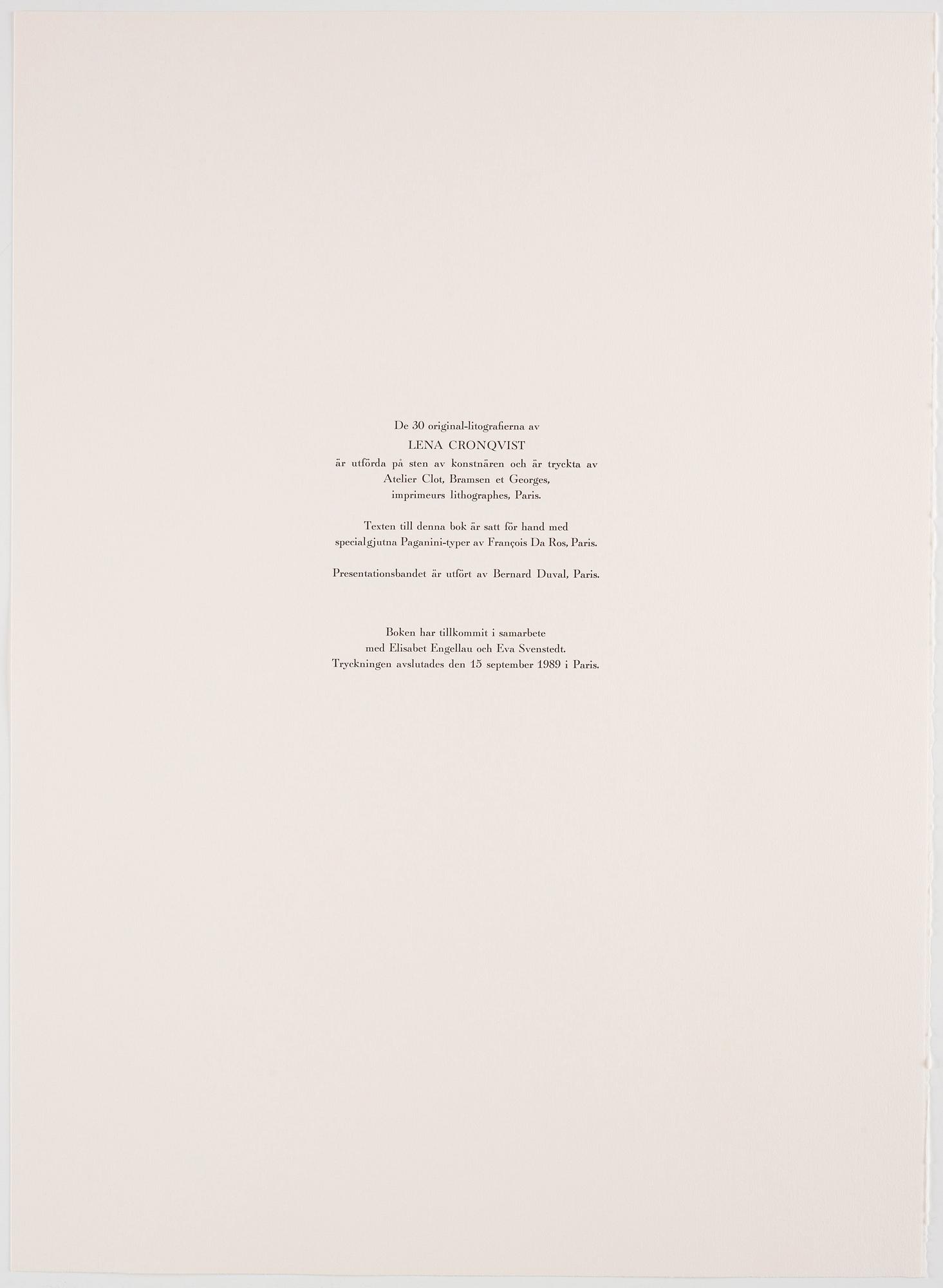 Lena Cronqvist, "August Strindberg, Ett Drömspel".