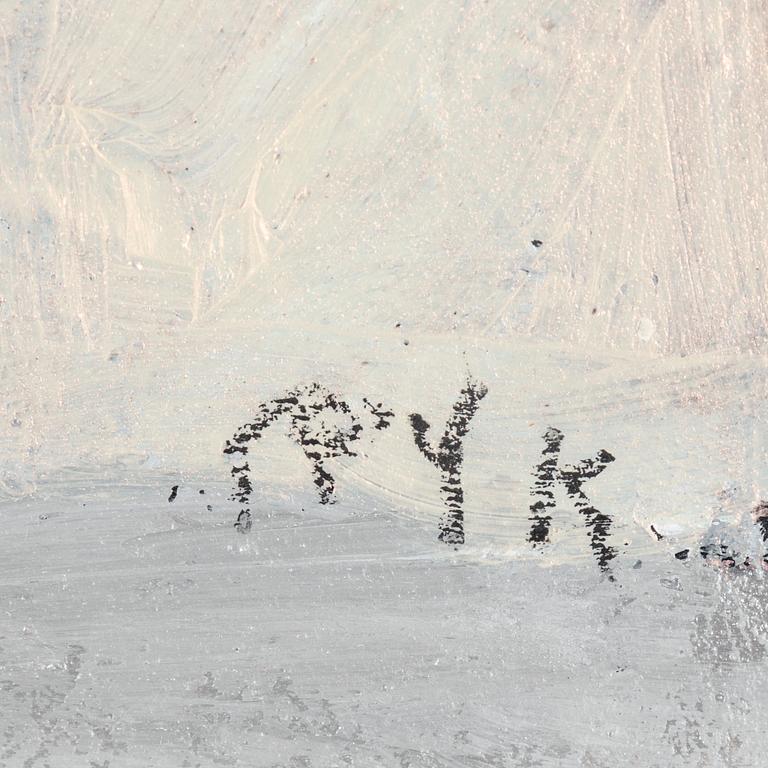 CAMILLA PYK, oil on canvas, signed.