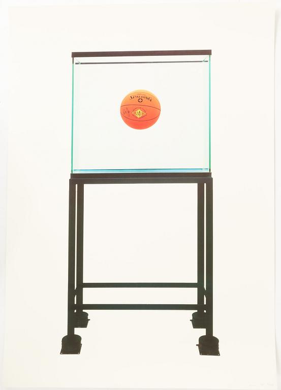 Jeff Koons, "One Ball Total Equilibrium Tank", from: Untitled (Portfolio).