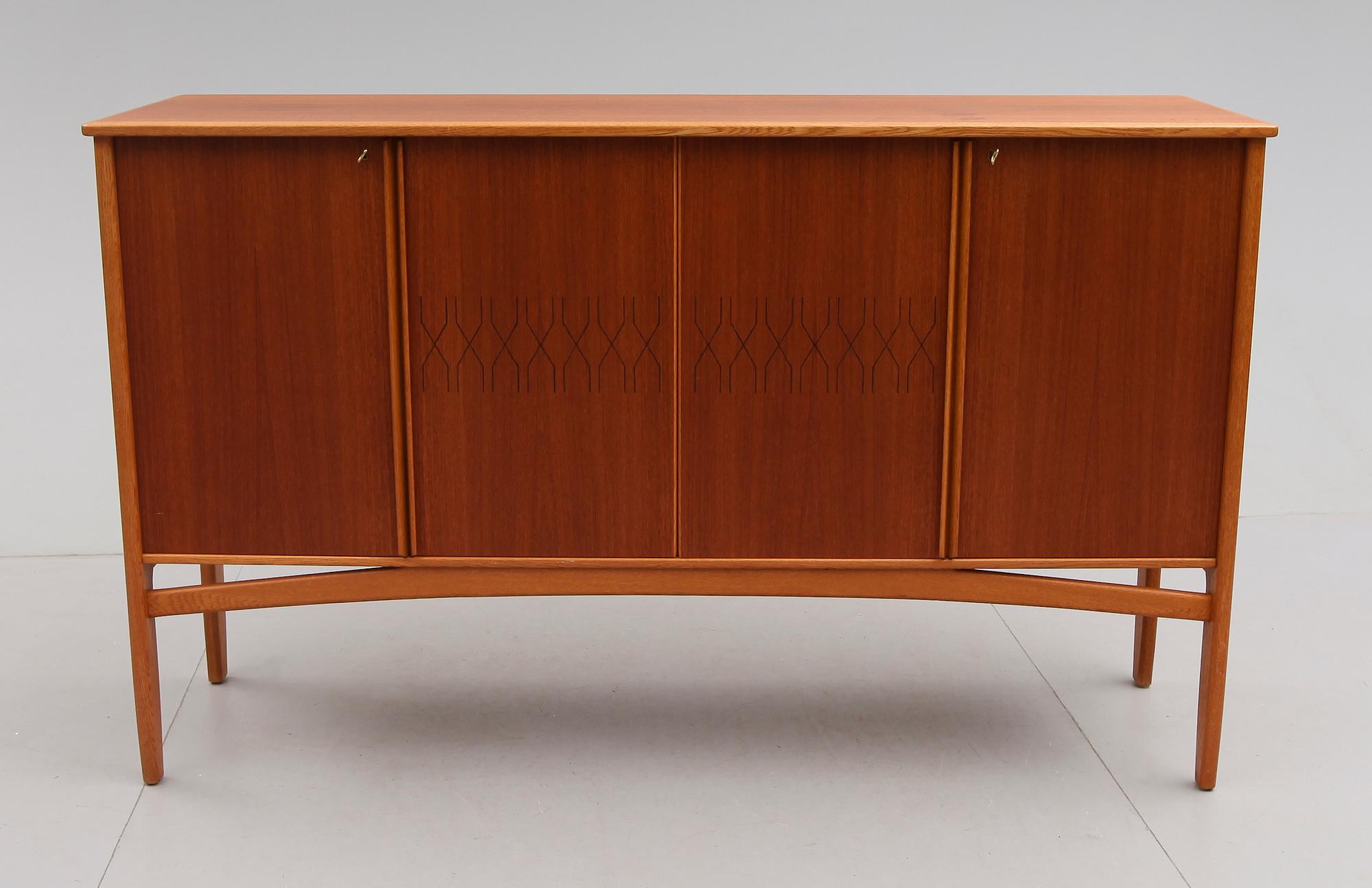 SIDEBOARD, "Borgia", Svante Skogh, Seffle Möbelfabrik, Säffle, 1950-tal.