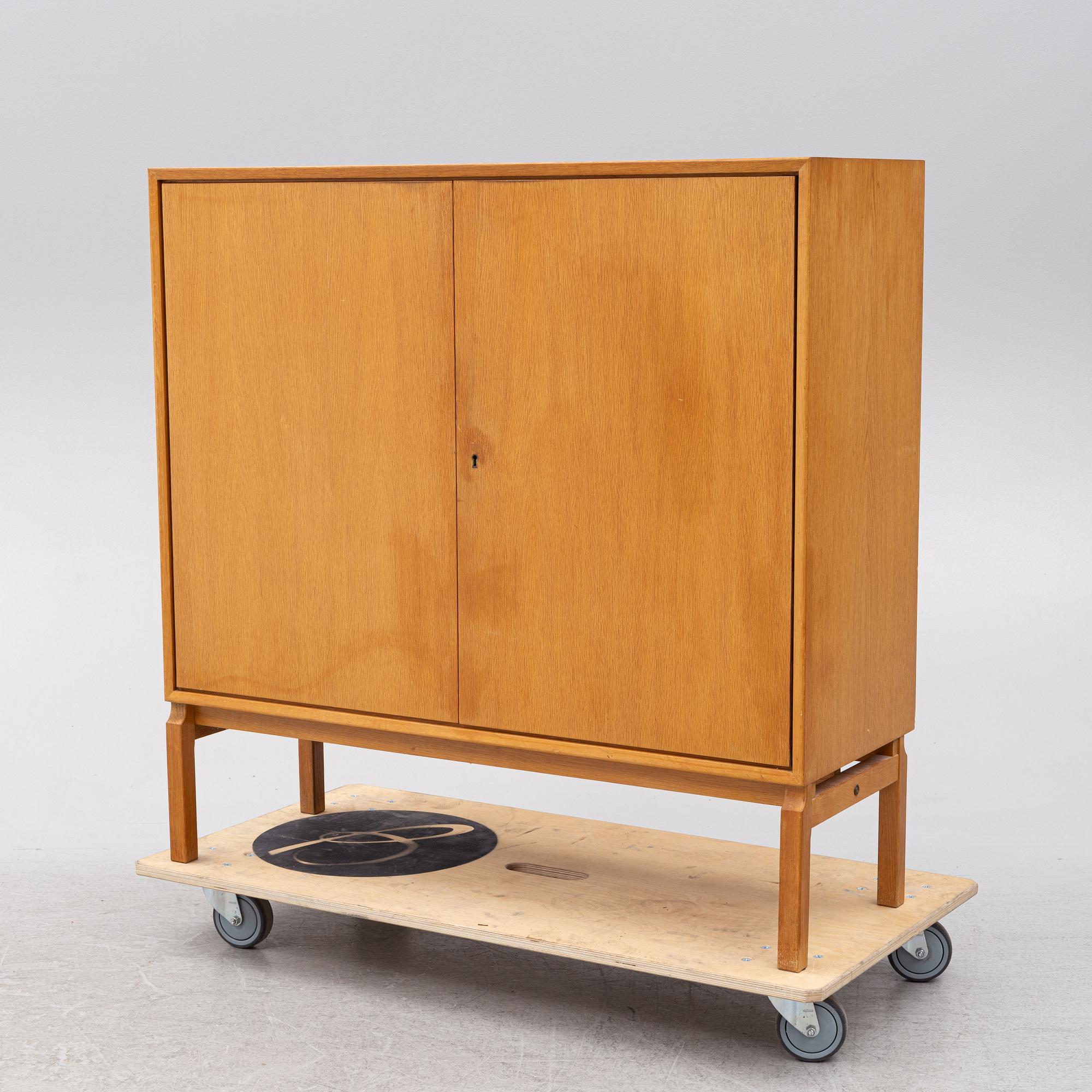 An oak cabinet, second half of the 20th century.