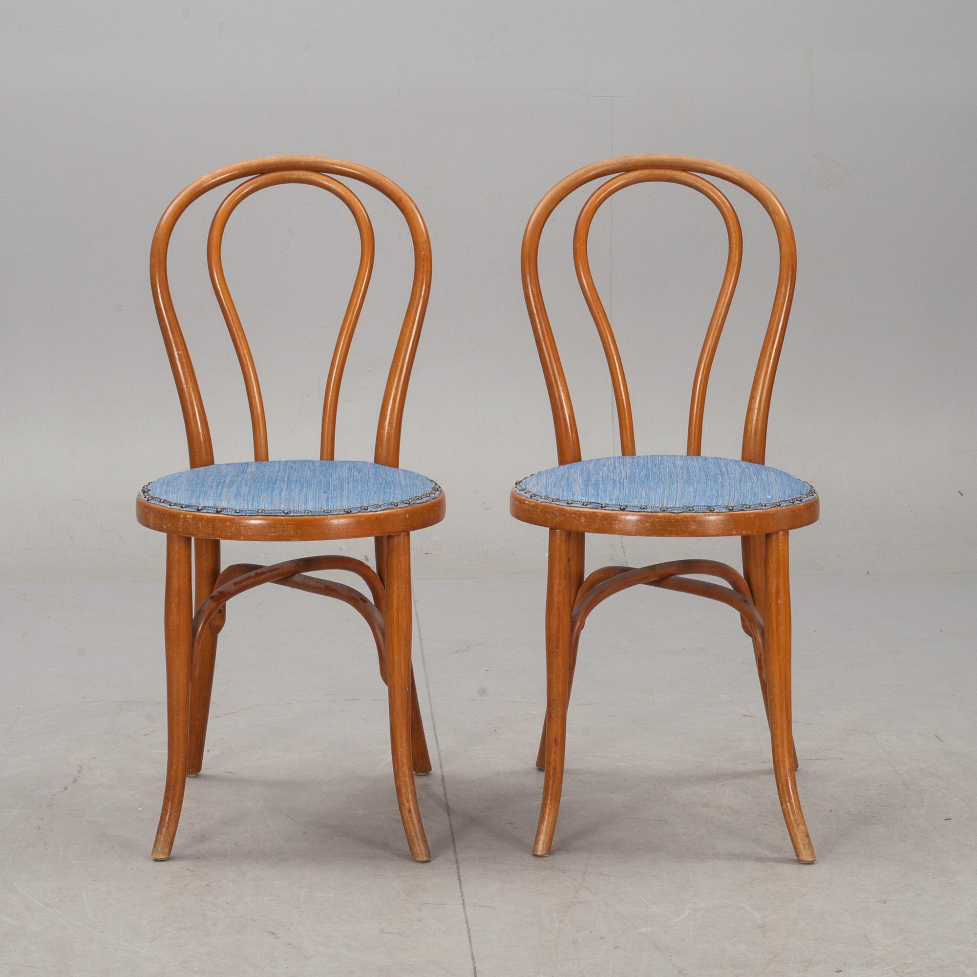 STOLAR, ett par, Thonet, 1900-talets första hälft.
