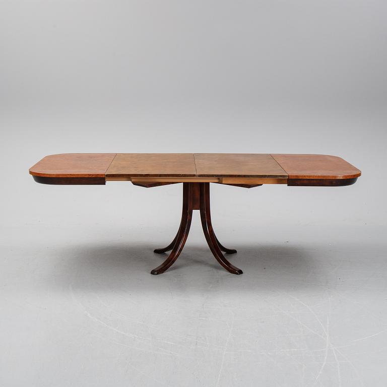 Axel Einar Hjorth, A root veneered dining table, Nordiska Kompaniet, 1938.