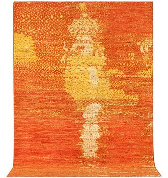 A modern design Moroccan carpet, c. 296 x 206 cm.