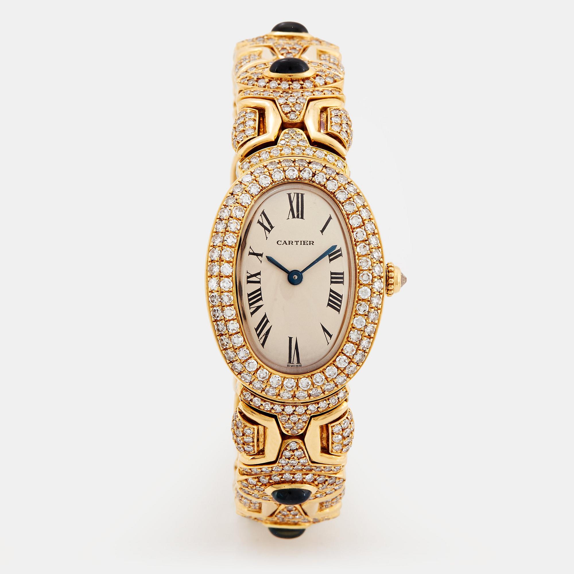Cartier "Baignoire" damarmbandsur.