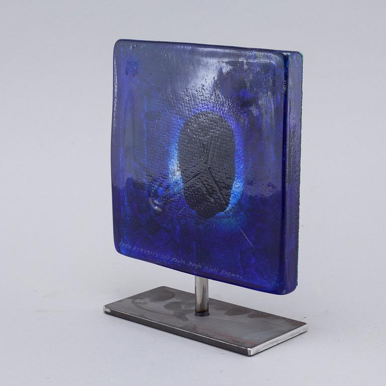 a glass sculpture for Kosa Boda, signed.
