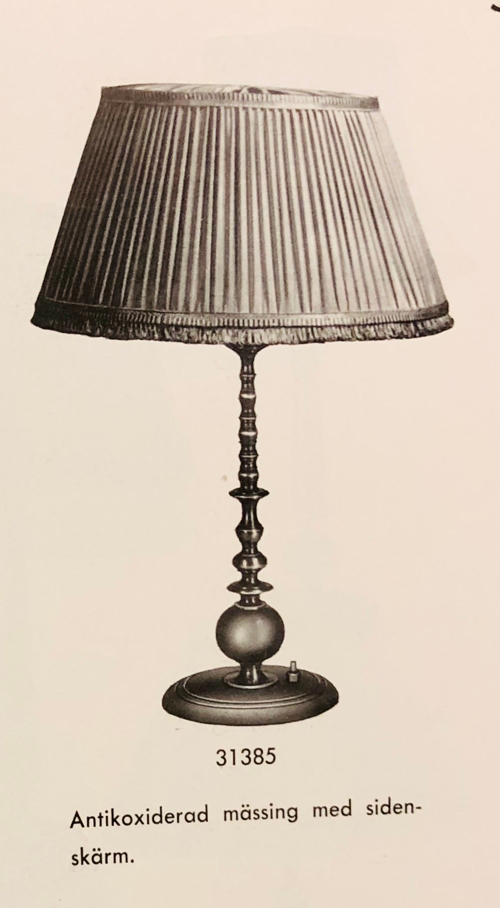 Bertil Brisborg, bordslampa, Nordiska Kompaniet, 1940-/50-tal.