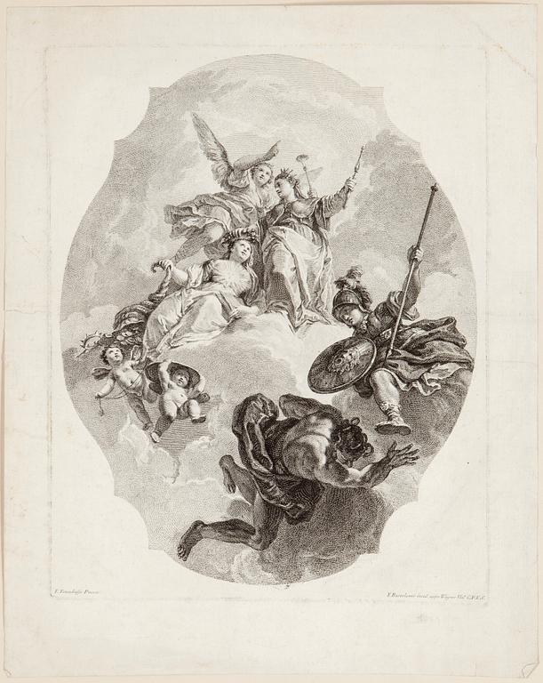 PARTI, GRAFIK, 26 st, äldre gravyrer 1700/1800-tal, bla. Francesco Bartolozzi.