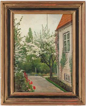 OWE ZERGE, olja på duk, signerad, daterad 1939.