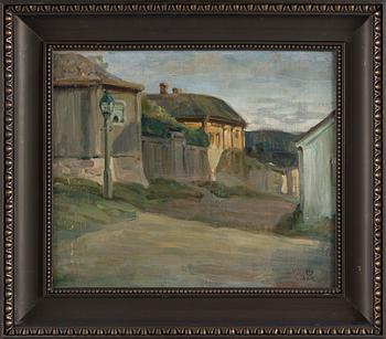 Axel Haartman, View from Luostarinmäki in Turku.