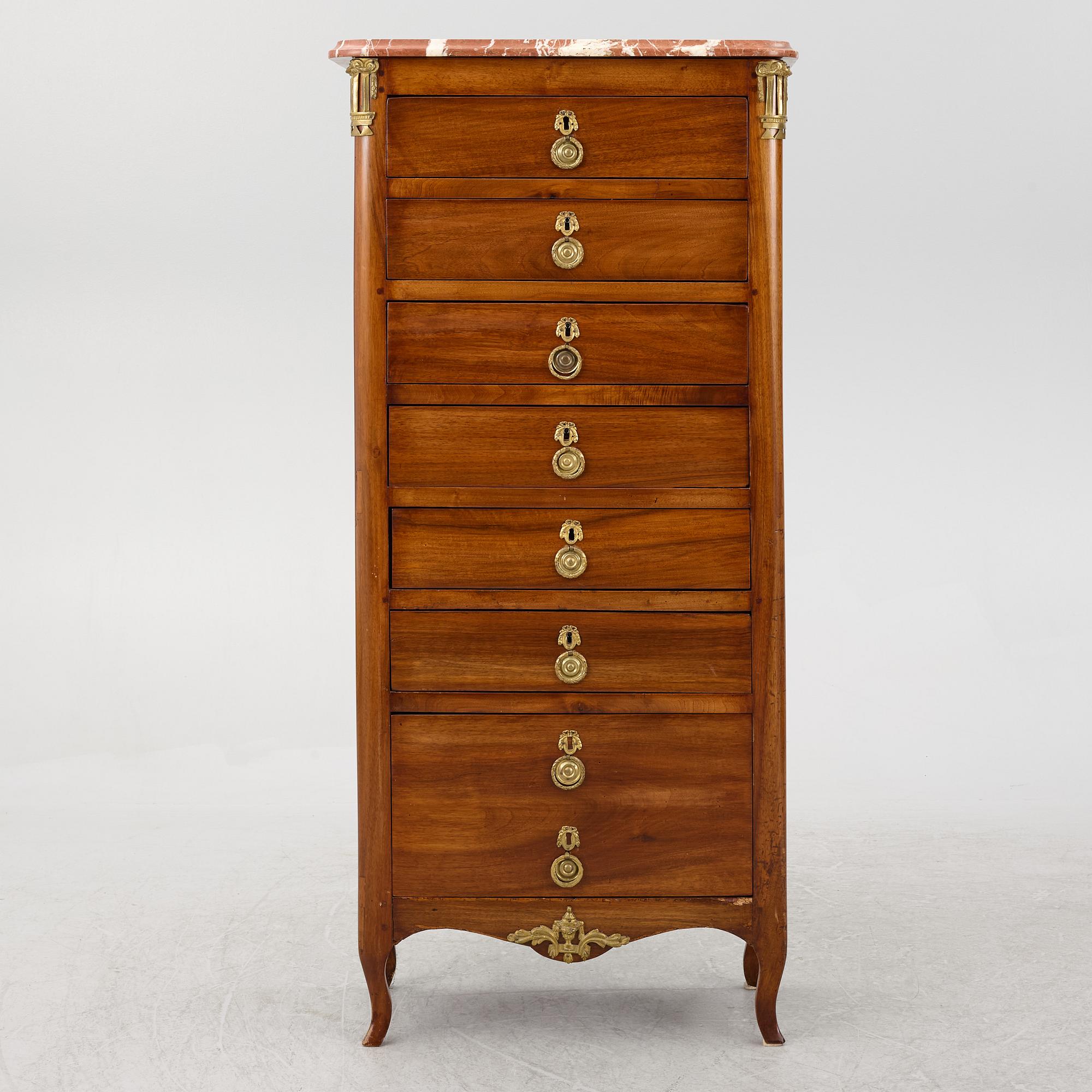 Byrå, 1700-talets senare del. Louis XVI.