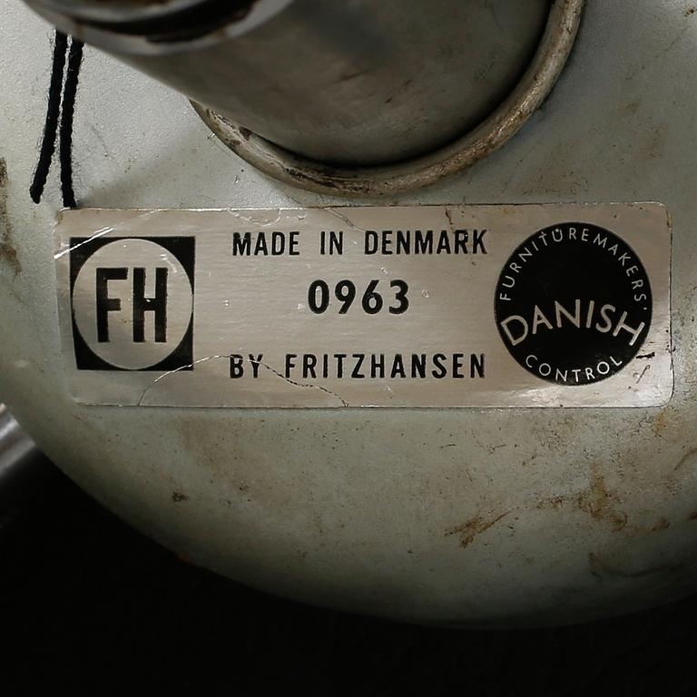 KONTORSSTOL, "Sjuan", Arne Jacobsen, Fritz Hansen, Danmark 1963, märkt 0963.