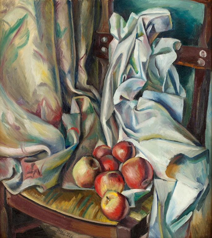 Tyra Lundgren, Still life with apples.