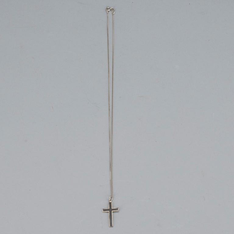 HALSBAND, 6 st, silver, emalj. Finland 1948-99.