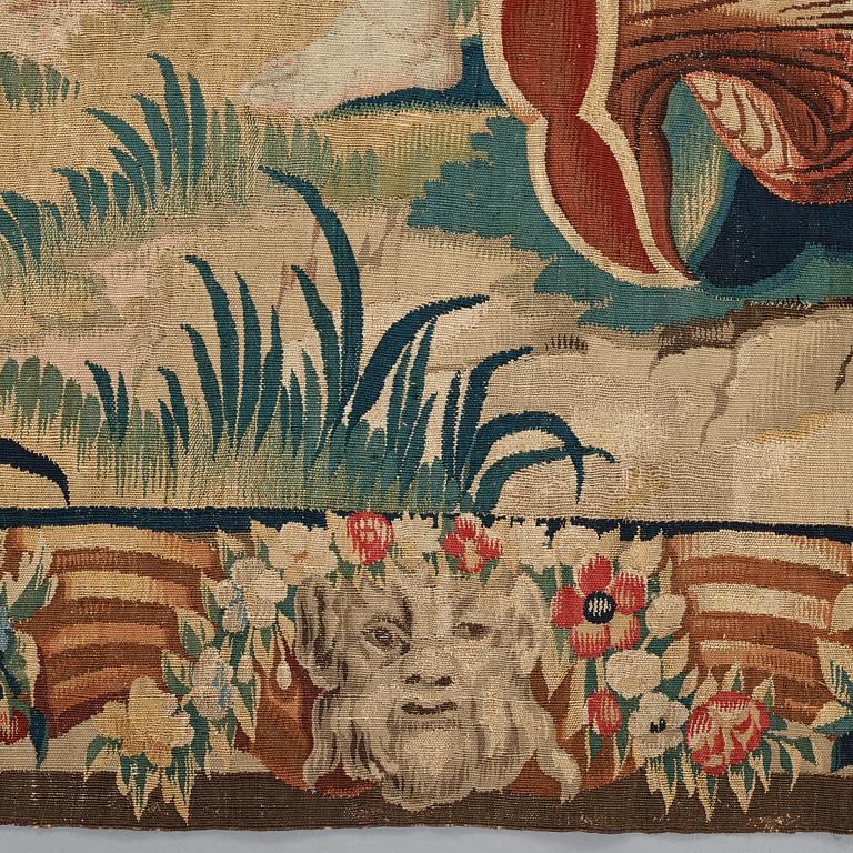 A TAPESTRY, tapestry weave, "Water" part of "The Four Elements", ca 231,5 x 252,5 cm, Flanders 17th century.