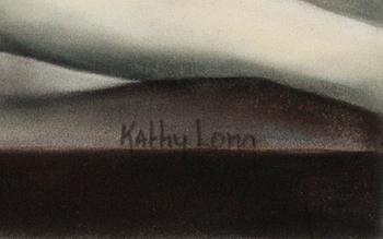 KATHY LONG, pastell, signerad.