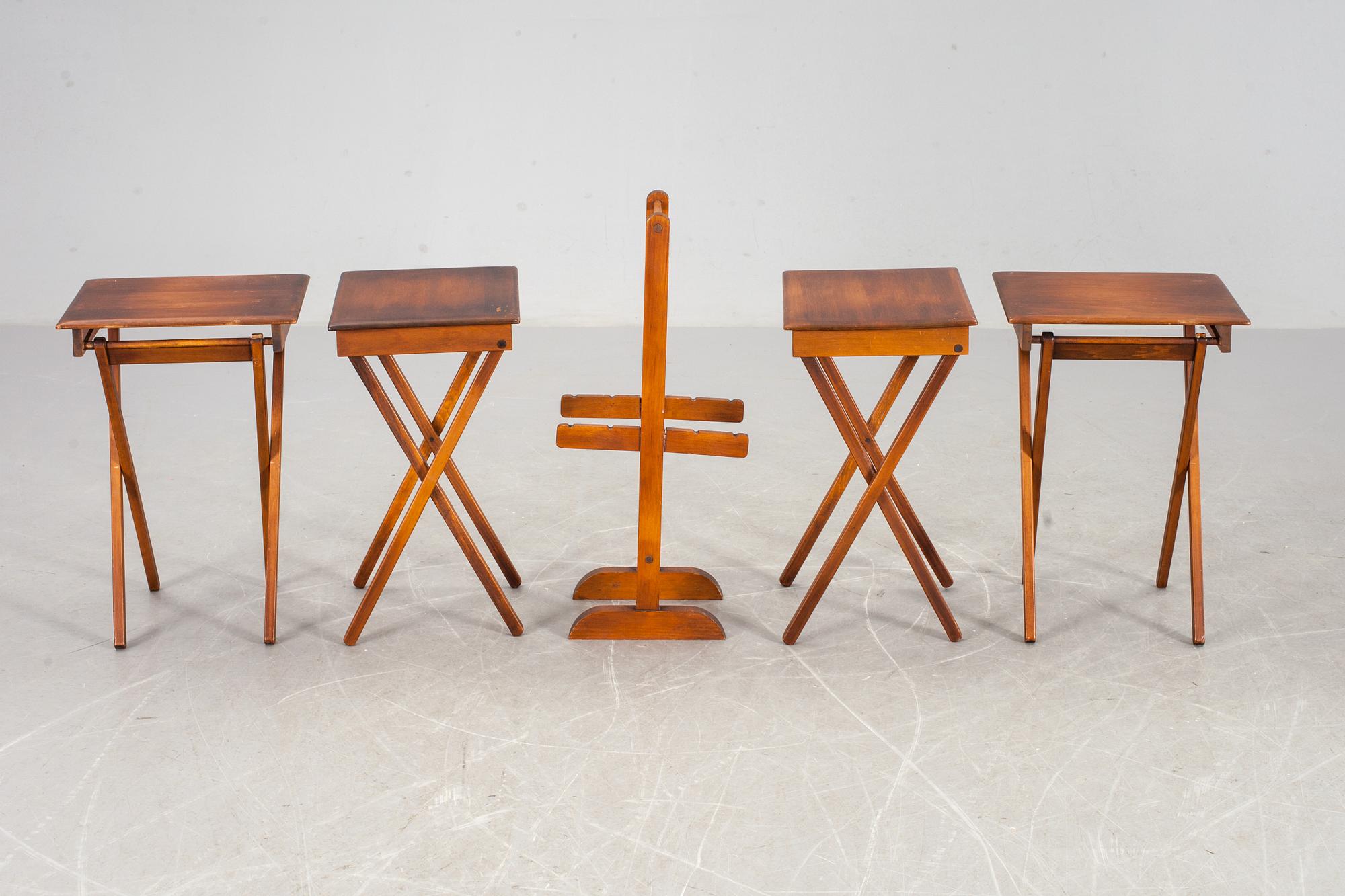 SMÅBORD, 4 st, 1900-talets andra hälft.