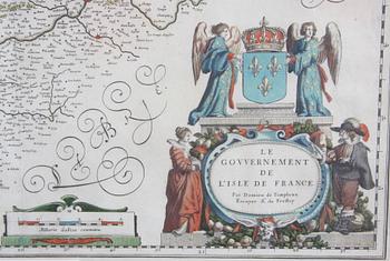 KARTA, kolorerad, Anno 1630, Kaerius,
"Bohemia".